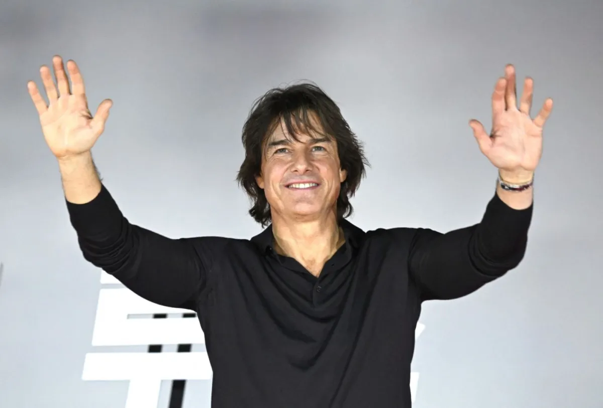 توم كروز في سيول (Tom Cruise in Seoul). مصدر الصورة: Jung Yeon-je / AFP