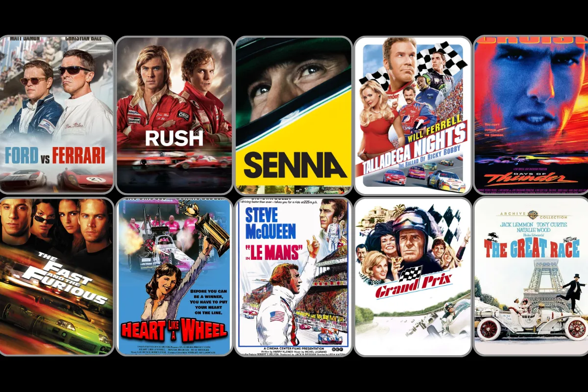أفضل 10 أفلام تناولت عالم سباقات السيارات