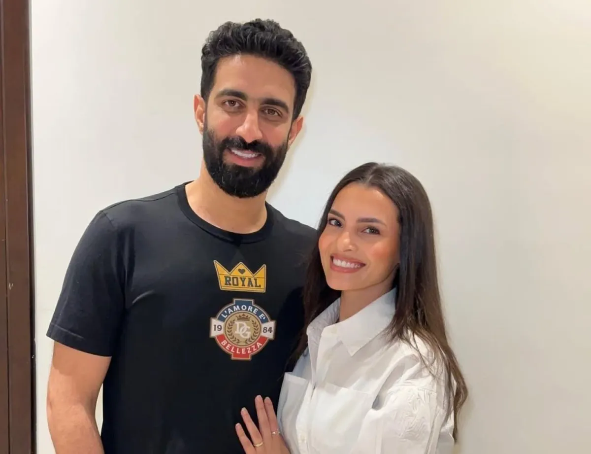 كارمن سليمان ومصطفى جاد - الصورة من صفحتها على انستغرام