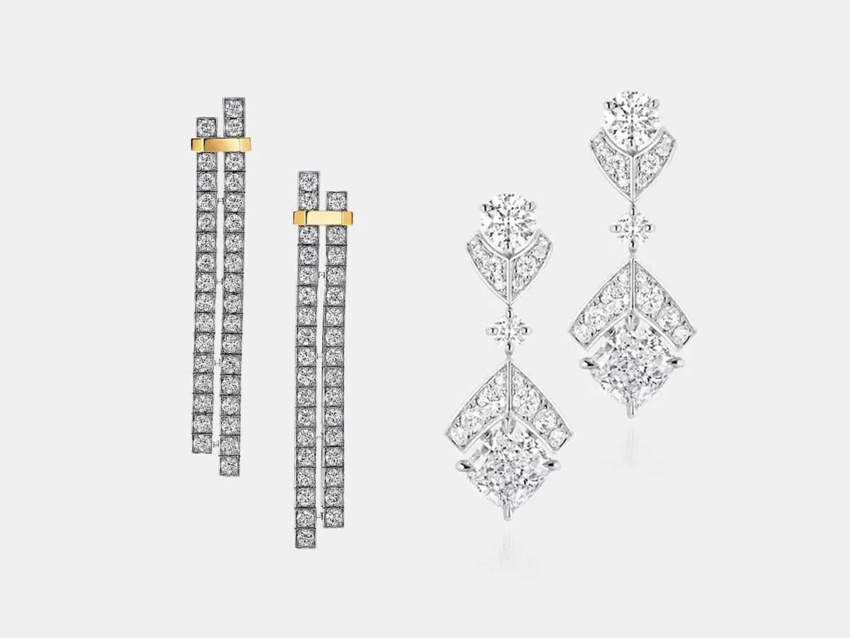 أقراط هندسية لصيف 2025 