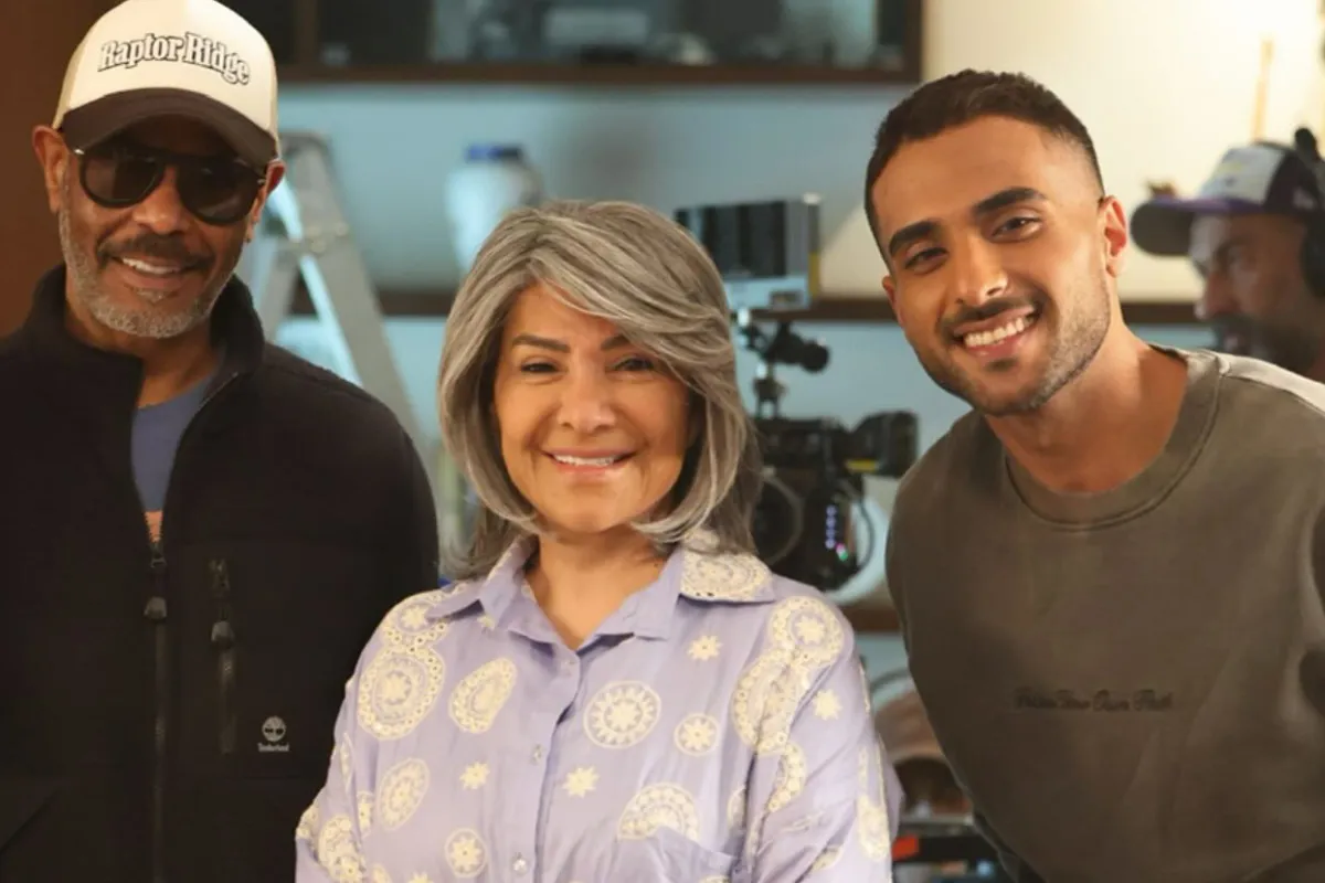 كواليس مسلسل الصحبة الحلوة- الصورة من حساب منصور البلوشي على إنستغرام