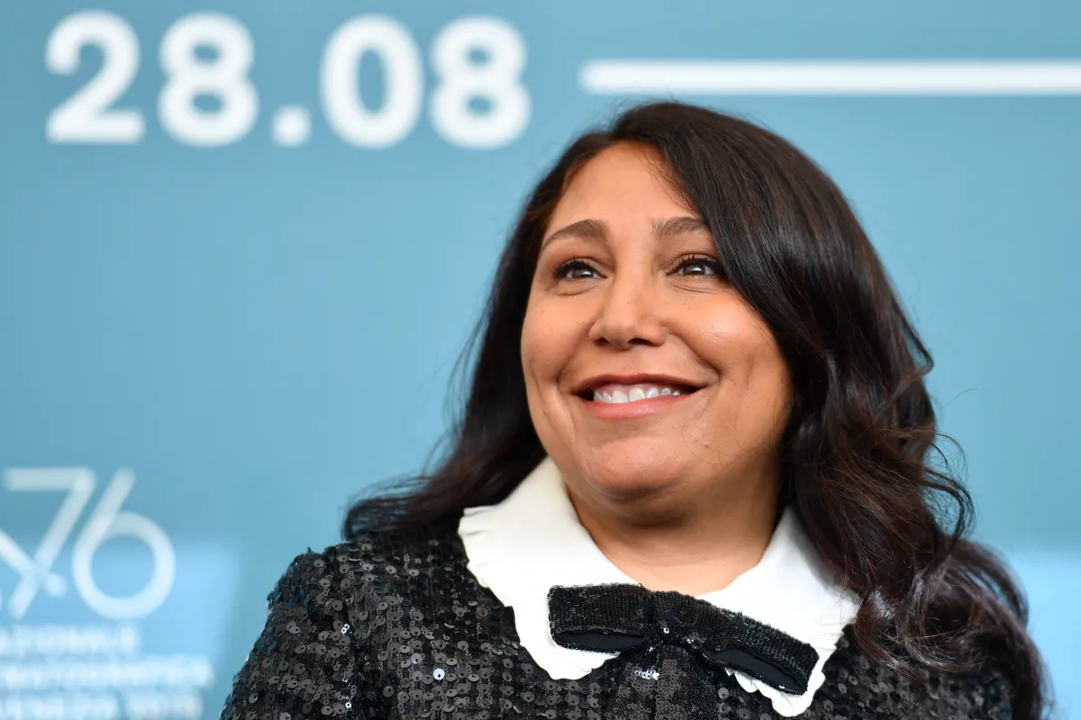 هيفاء المنصور من مهرجان فينيسيا – مصدر الصورة Alberto PIZZOLI / AFP