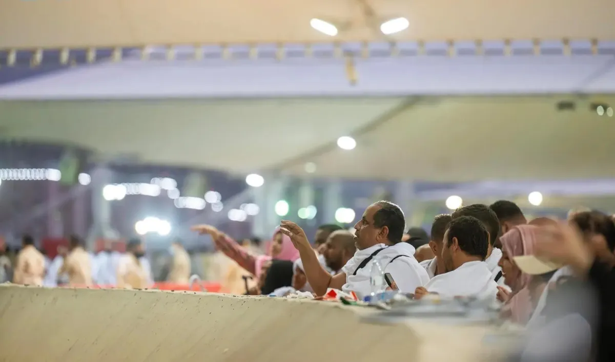 رمي جمرة العقبة  - الصورة من واس