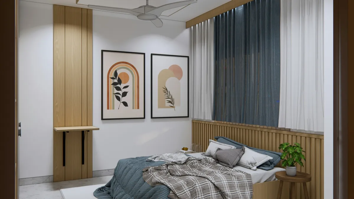 غرفة نوم ضيقة