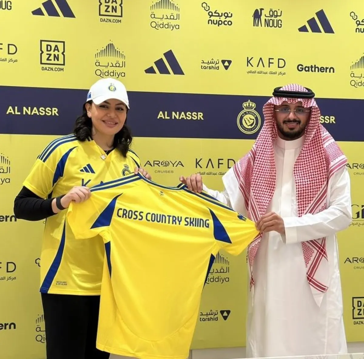 كاريمان أبوالجدايل تنضم إلى نادي النصر . الصورة من كاريمان أبوالجدايل