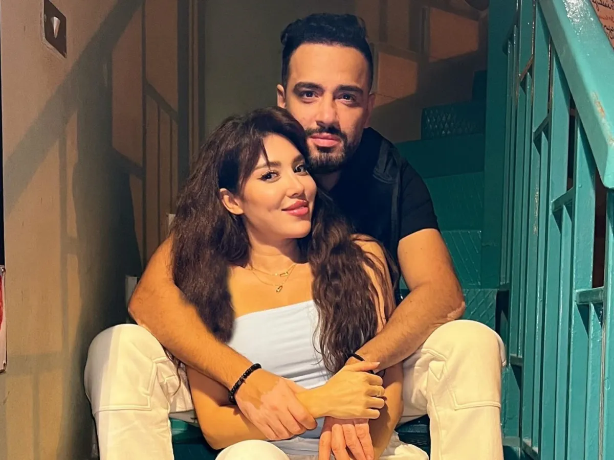 رامي جمال وزوجته ناريمان- الصورة من حساب ناريمان على إنستغرام