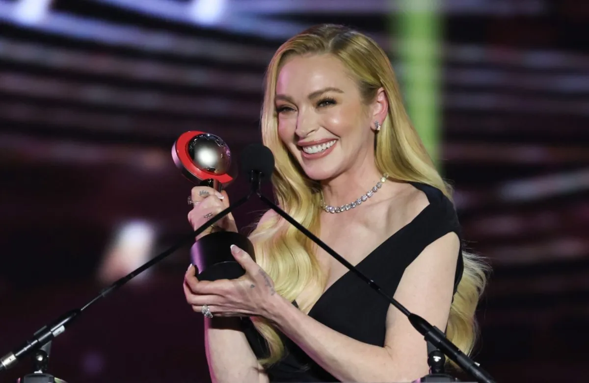 ليندسي لوهان في لاس فيغاس، نيفادا (Lindsay Lohan in Las Vegas, Nevada). مصدر الصورة: Ethan VALERIE MACON / AFP