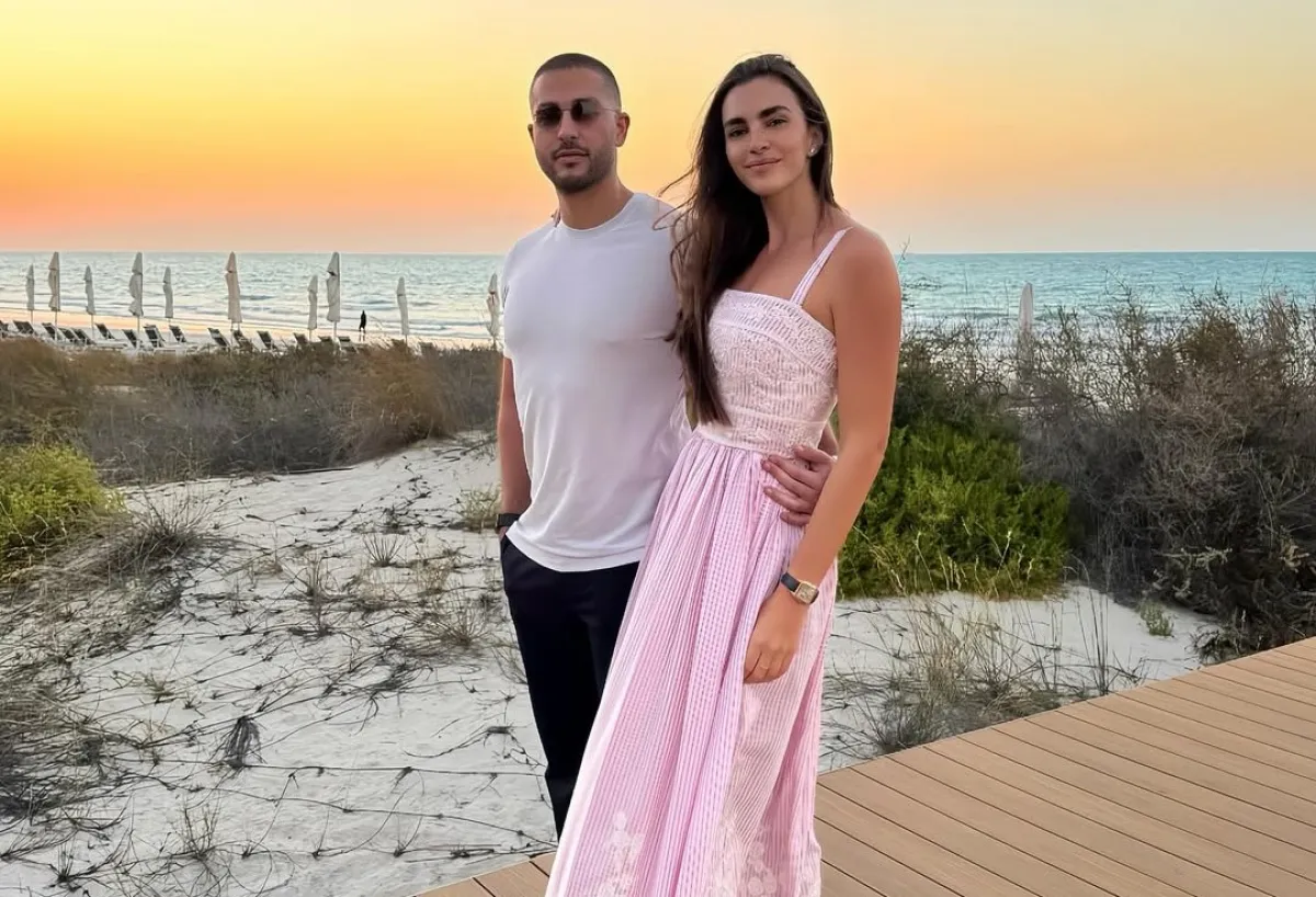 زين قطامي وخطيبها سيليو صعب- الصورة من حسابها على إنستغرام