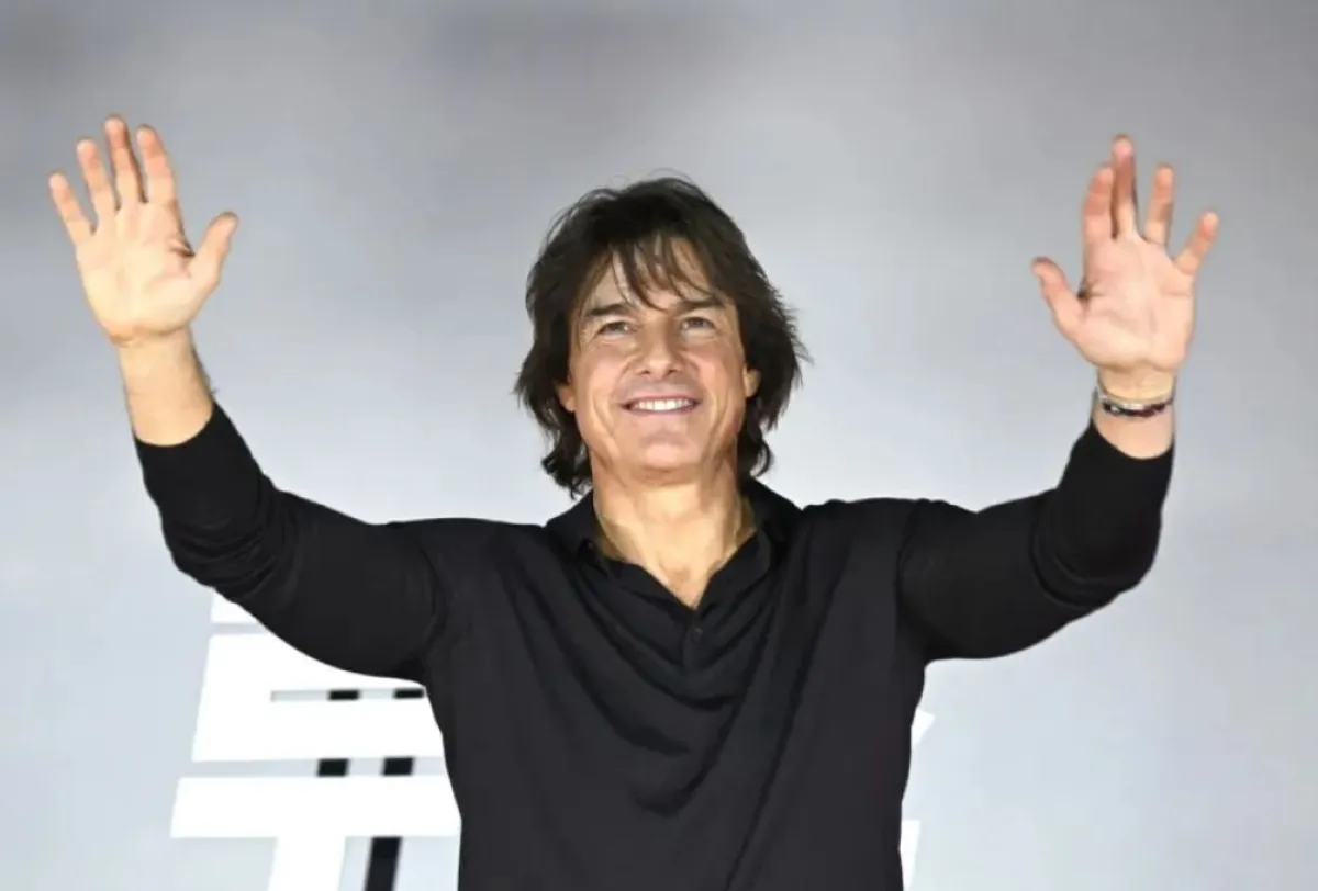 توم كروز في سيول (Tom Cruise in Seoul). مصدر الصورة: Jung Yeon-je / AFP