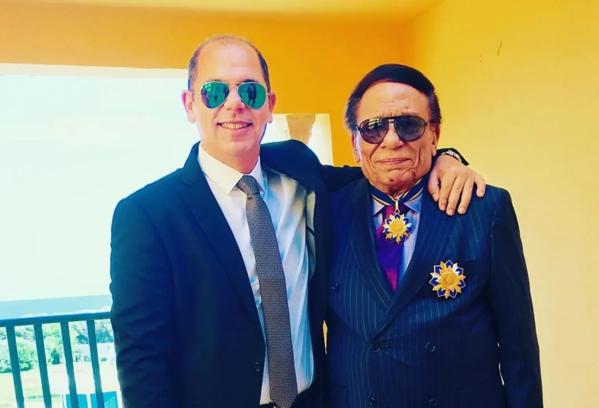 رامي إمام مع والده الزعيم عادل إمام- الصورة من حساب رامي على إنستغرام