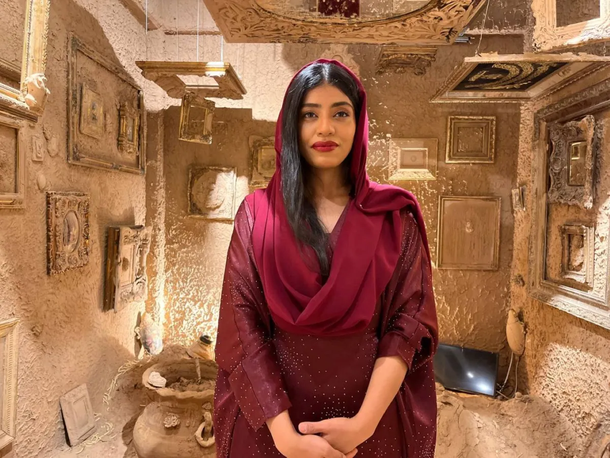 الفنانة التشكيلية سارة الجهني