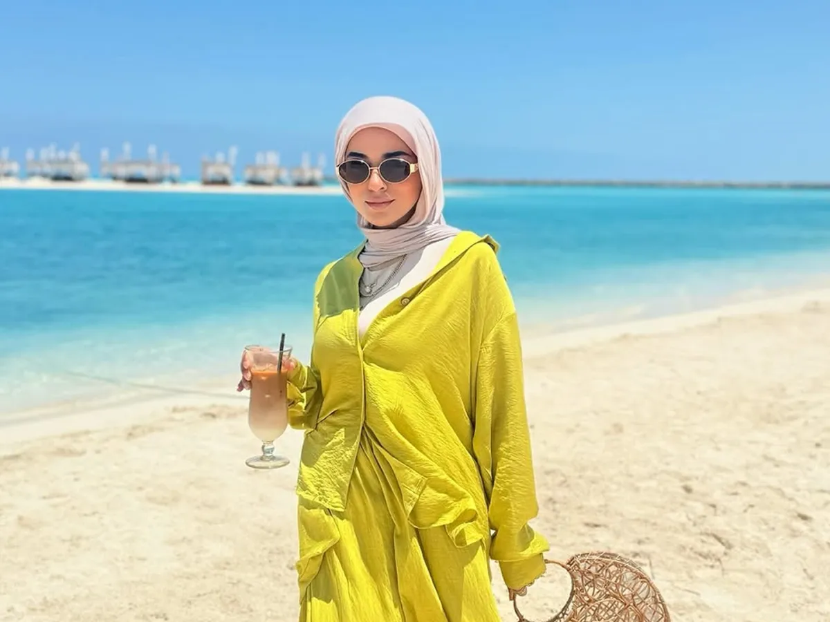 مدونة الموضة سحر فؤاد - الصورة من حسابها على إنستغرام