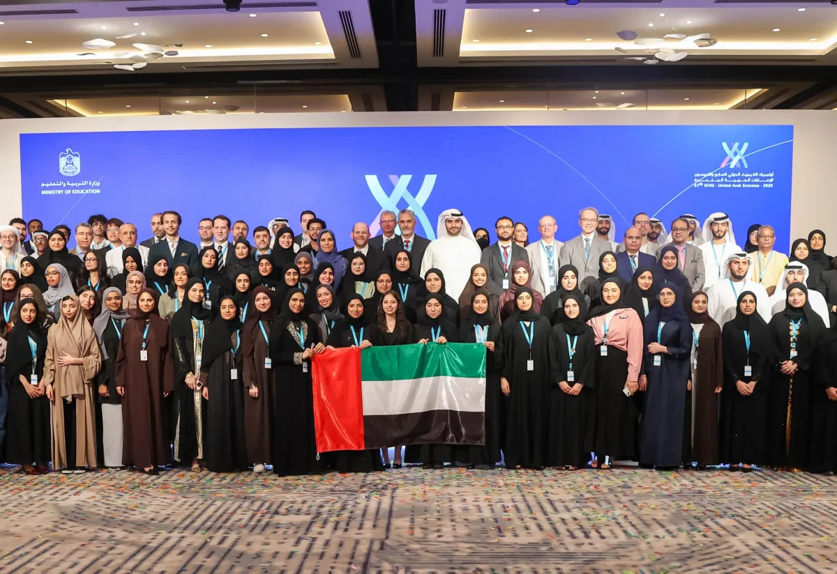 الإمارات تتختم أولمبياد الكيمياء الدولي. الصورة من وكالة الأنباء الإماراتية "wam"