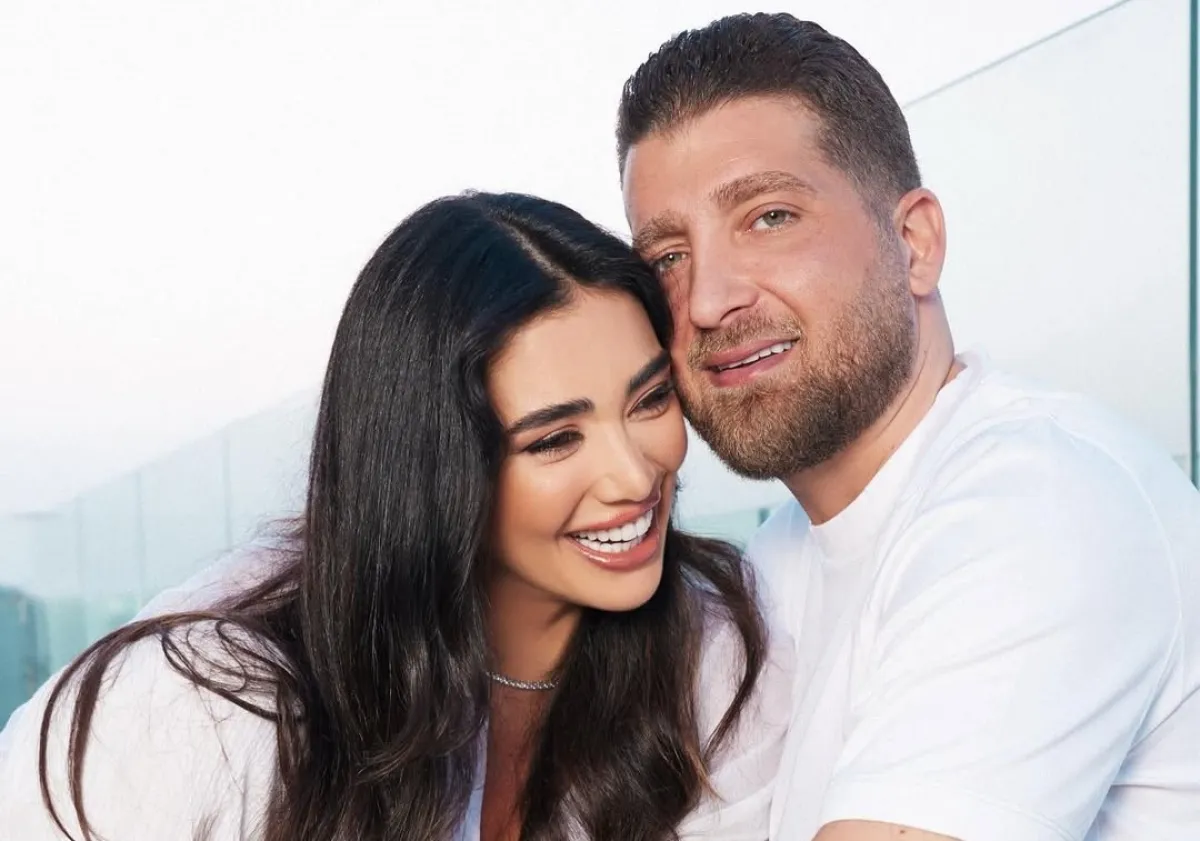 جيسيكا عازار وزوجها محمد صوفان- الصورة من حسابها على إنستغرام