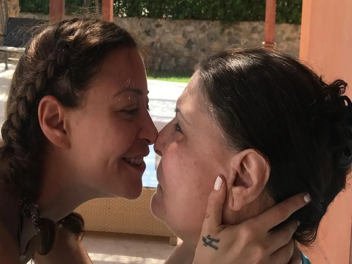 منة شلبي ووالدتها زيزي مصطفى - الصورة من حساب منة شلبي على انستغرام