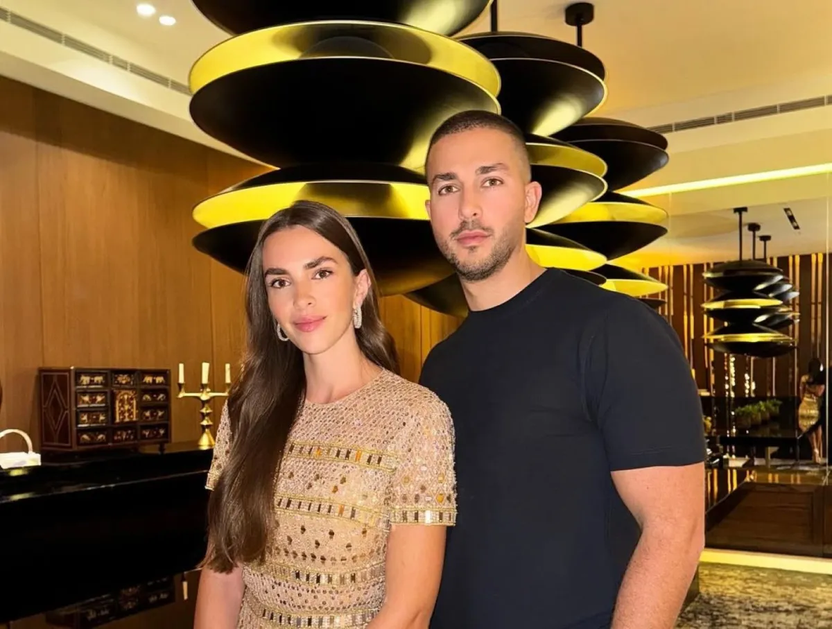 العروسان زين قطامي وسيليو صعب