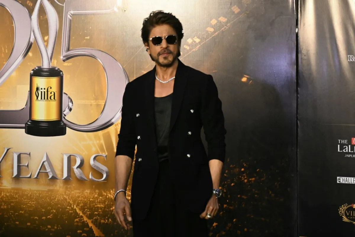 شاروخان في جايبور (Shahrukh Khan in Jaipur). مصدر الصورة: Money SHARMA / AFP