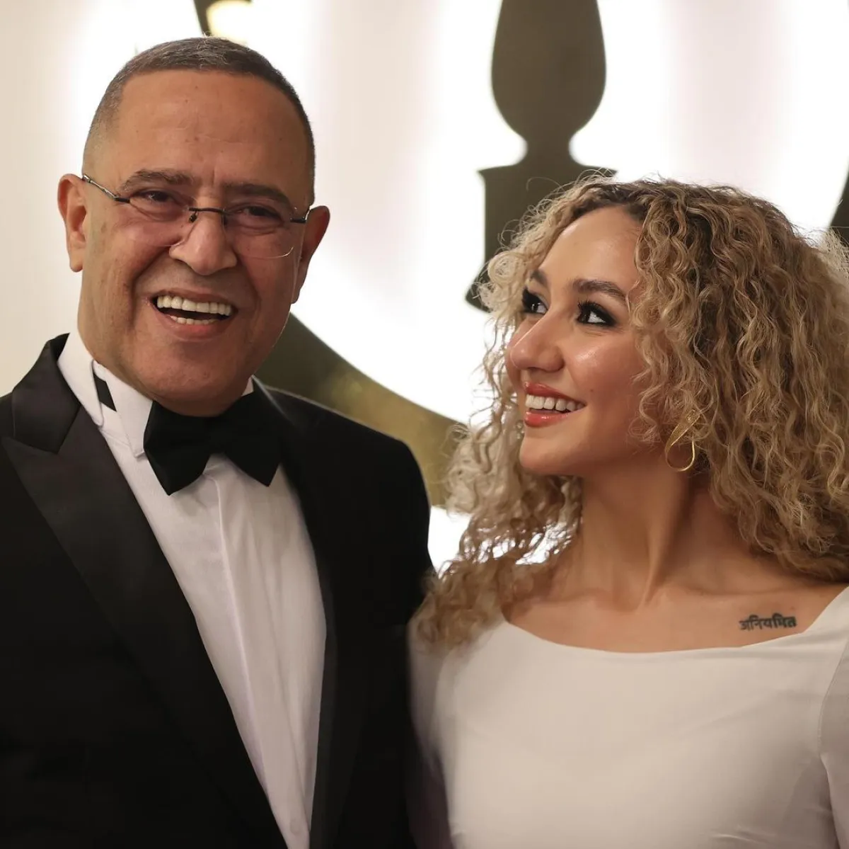 أشرف عبد الباقي وابنته- الصورة من حساب زينة على إنستغرام