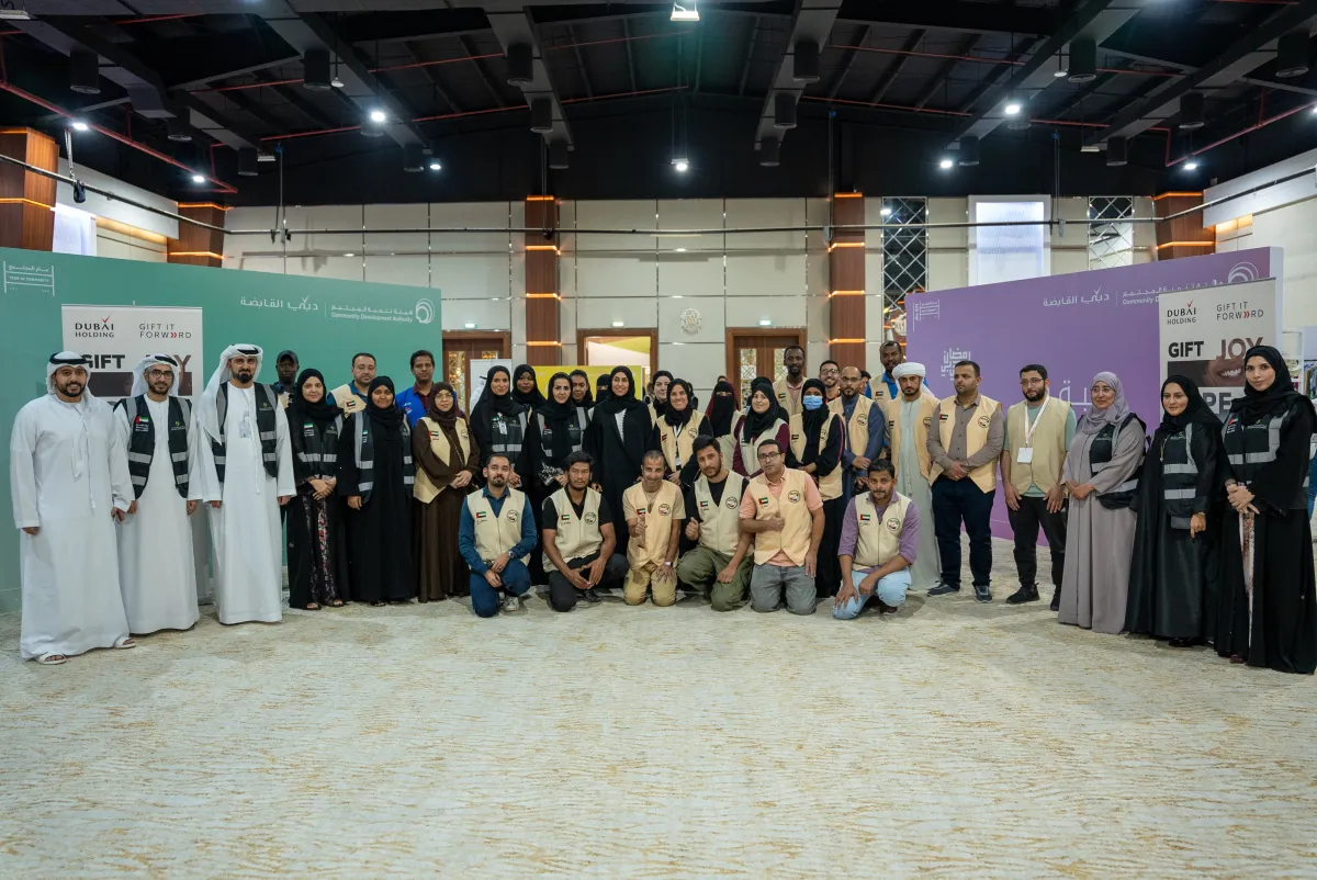 إطلاق مشروع نشر الثقافة التطوعية بدبي. الصورة من مكتب دبي الإعلامي
