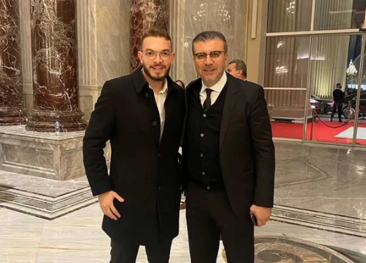 عمرو الليثي وابنه شريف- الصورة من حساب الأخير على إنستغرام