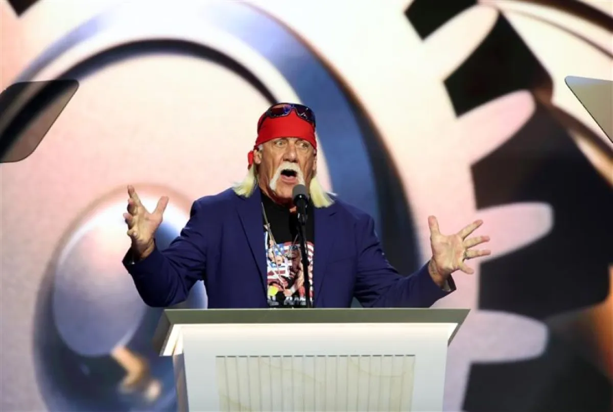 نجم المصارعة هالك هوجان hulk hogan ، يوليو 2024(مصدر الصورة :Robert Gauthier / Los Angeles Times via Getty Images)