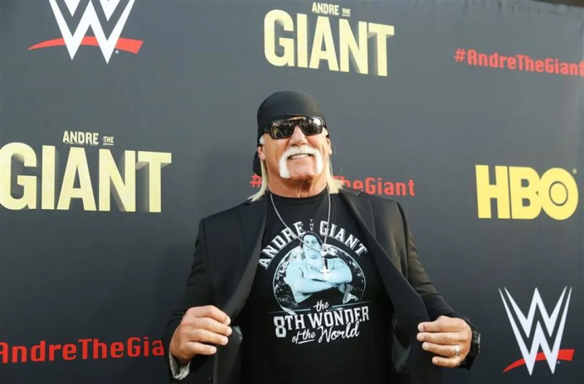 Hulk Hogan arrives to HBO World Premiere of "Andre The Giant" held at ArcLight Cinerama Dome on March 29, 2018 in Hollywood, California. (Photo by Michael Tran/FilmMagic) 