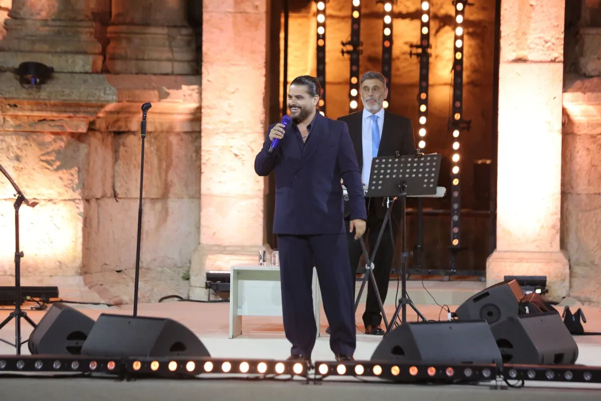 ناصيف زيتون - الصورة من اللجنة الإعلامية لمهرجان جرش
