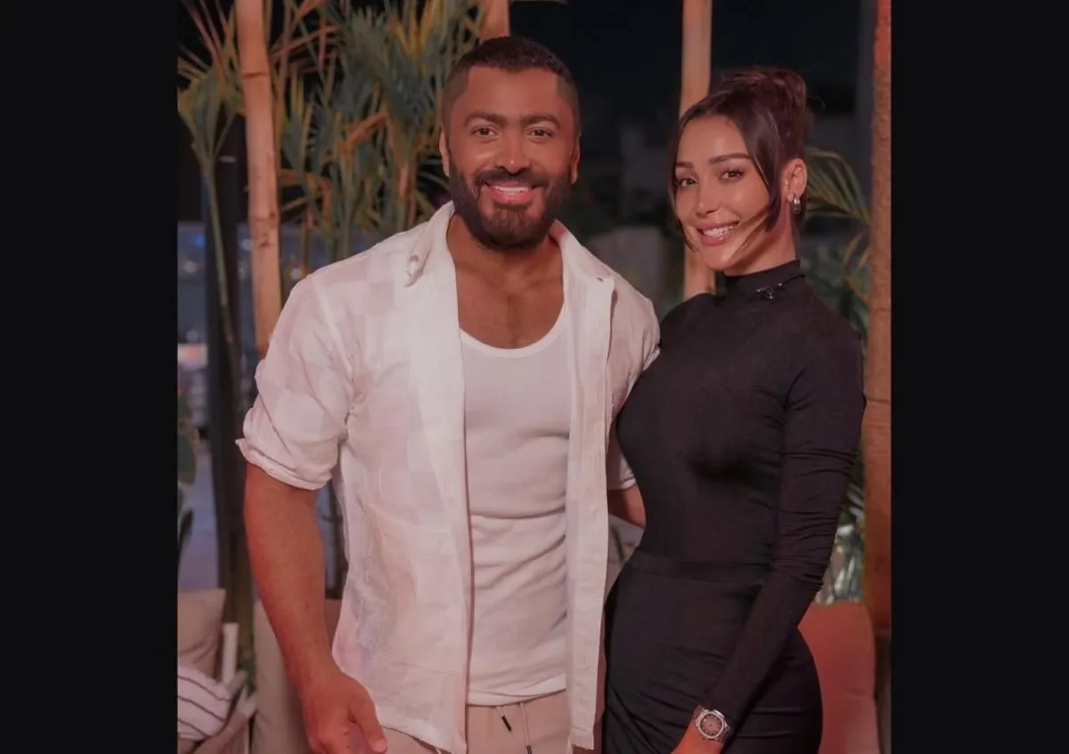 تامر حسني وطليقته بسمة بوسيل- الصورة من حسابه على إنستغرام