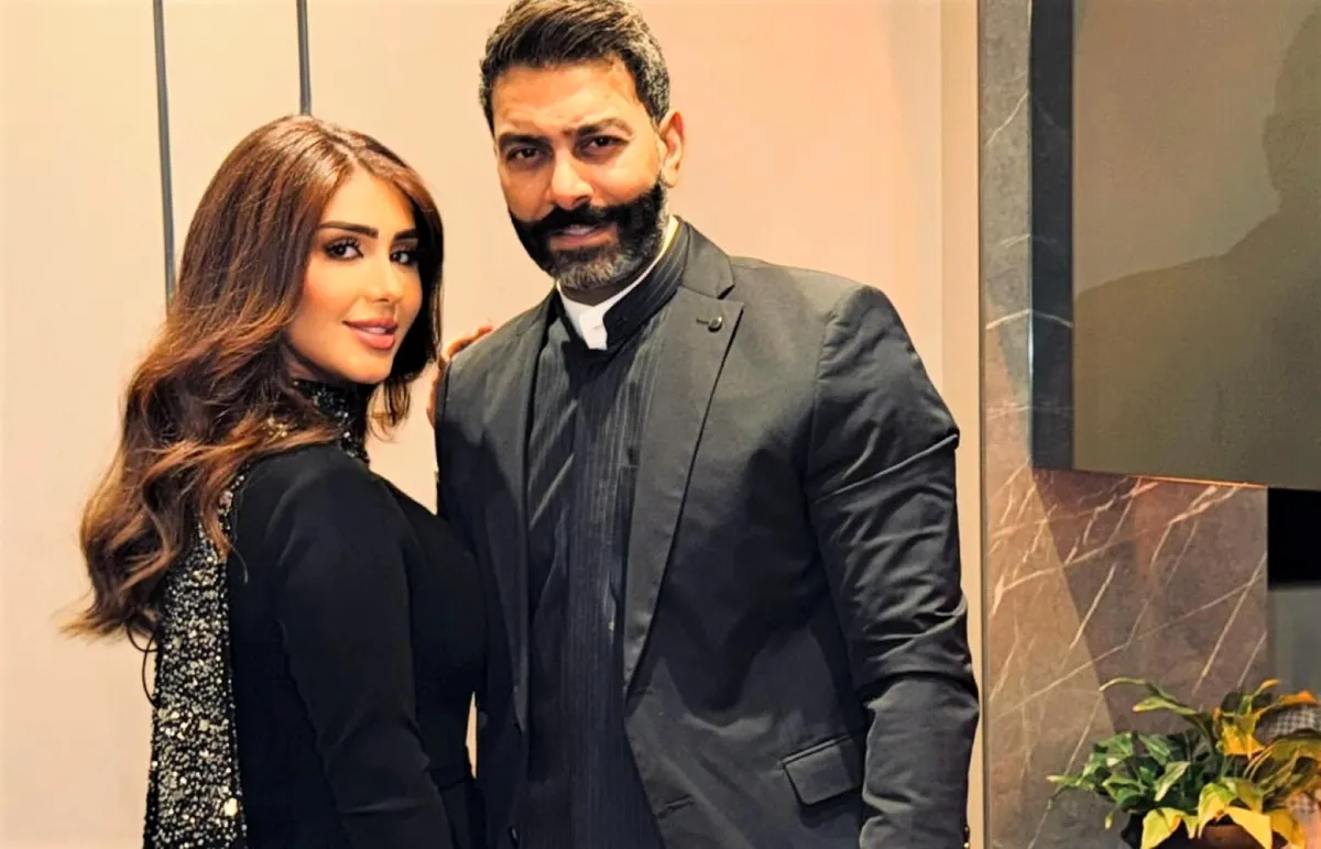 هنادي الكندري ومحمد الحداد- الصورة من حسابه على الانستغرام