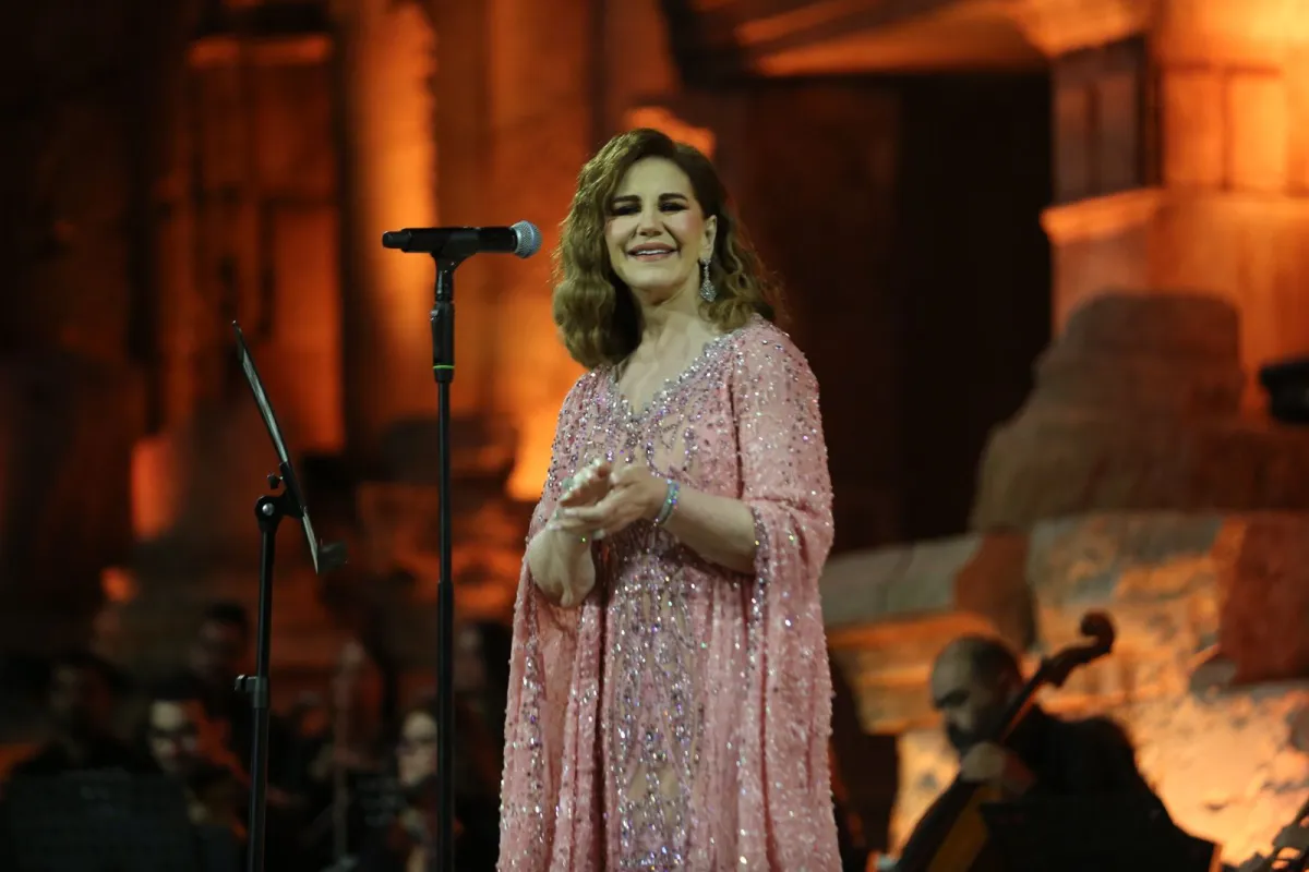 الفنانة ميادة الحناوي بحفل جرش 2025- الصورة من المركز الإعلامي للمهرجان