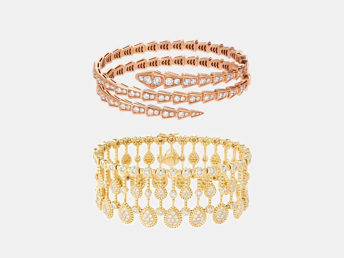 أساور ناعمة مزخرفة 