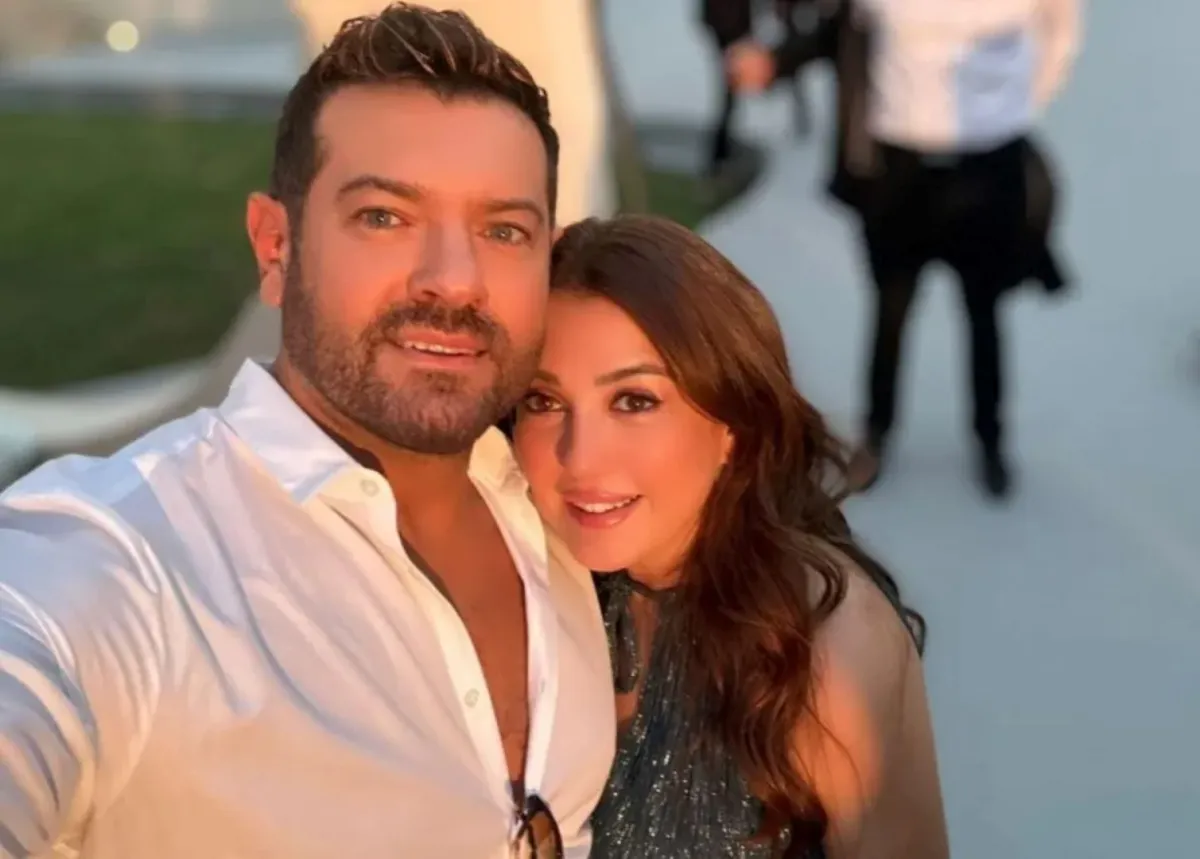 كندة علوش برفقة زوجها عمرو يوسف - الصورة من صفحتها على إنستغرام