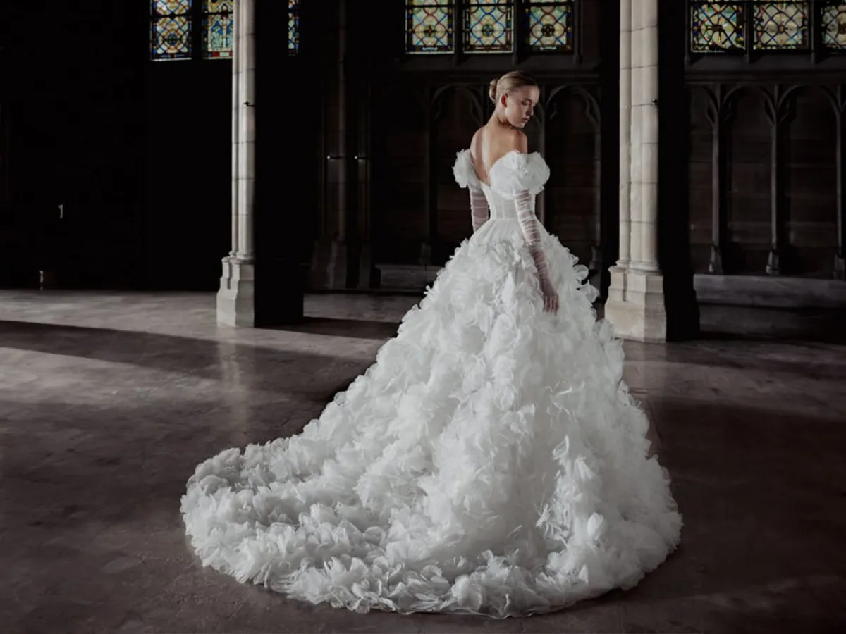 فستان زفاف من زهير مراد Zuhair Murad -الصورة من Launchmetrics/Spotlight ©