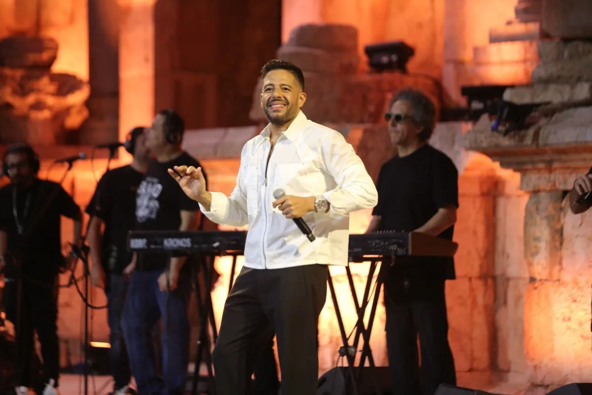 محمد حماقي في مهرجان جرش - الصورة من اللجنة الإعلامية للمهرجان