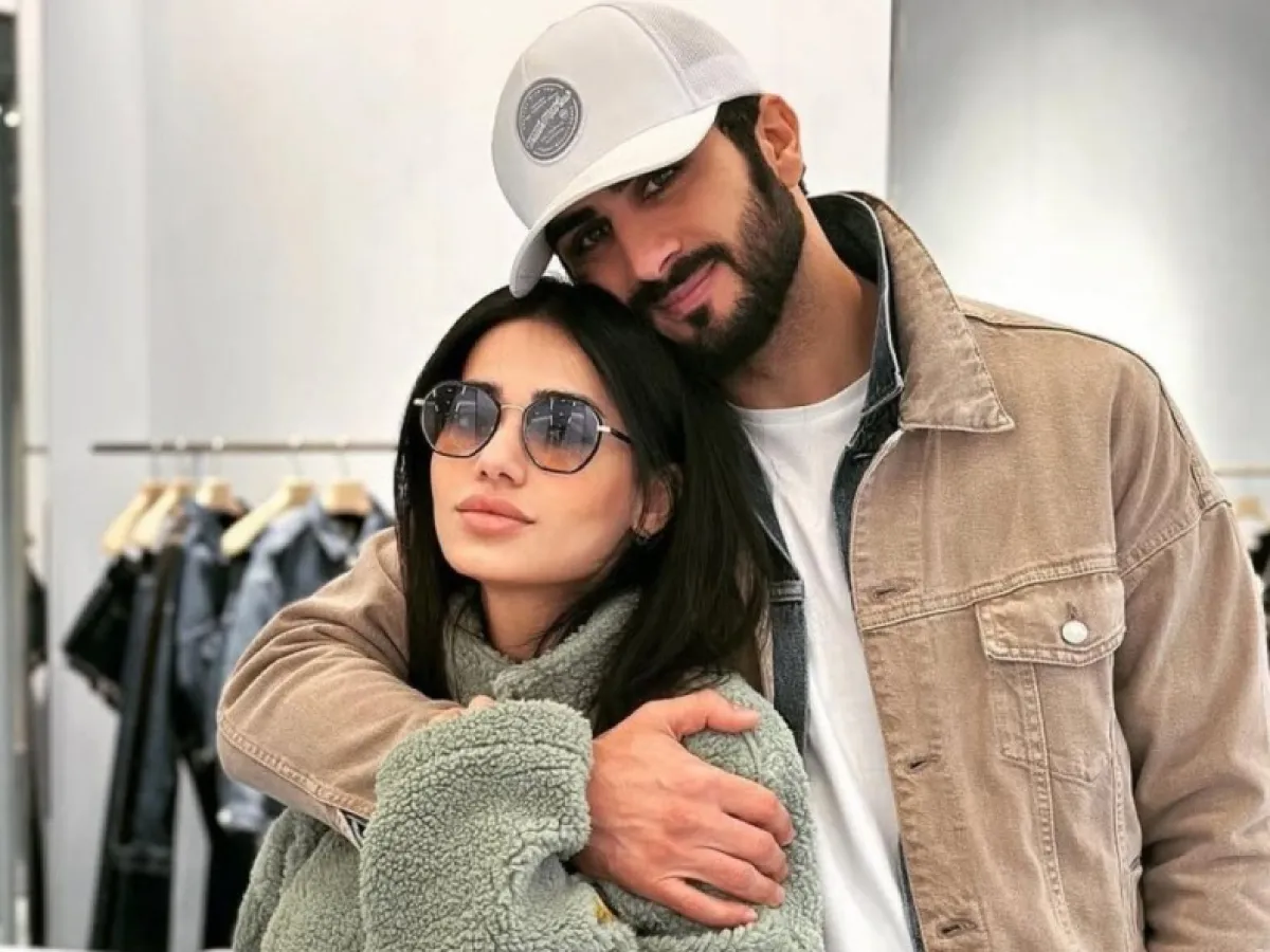 ألكسندر علوم وزوجته رحمة رياض - الصورة من حسابه على إنستغرام