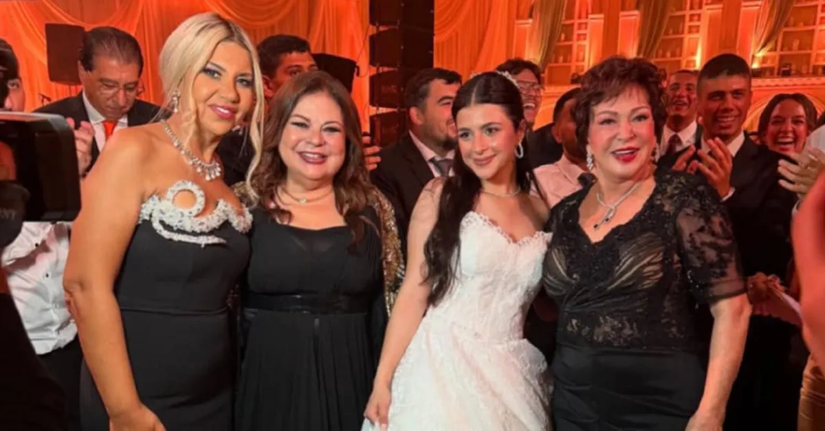 لقطات من زفاف حفيدة فيروز- الصورة ستوري من حساب بوسي على إنستغرام