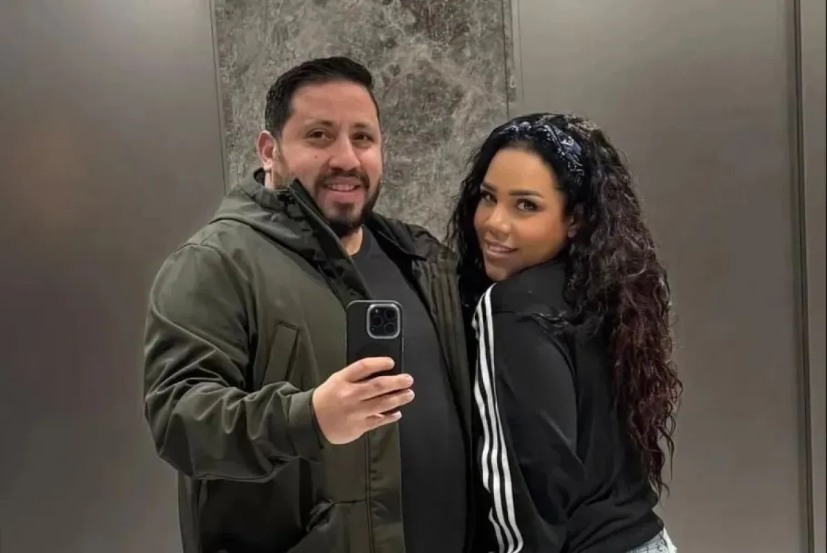 شيماء سيف ومحمد كارتر- الصورة من حسابه على إنستغرام