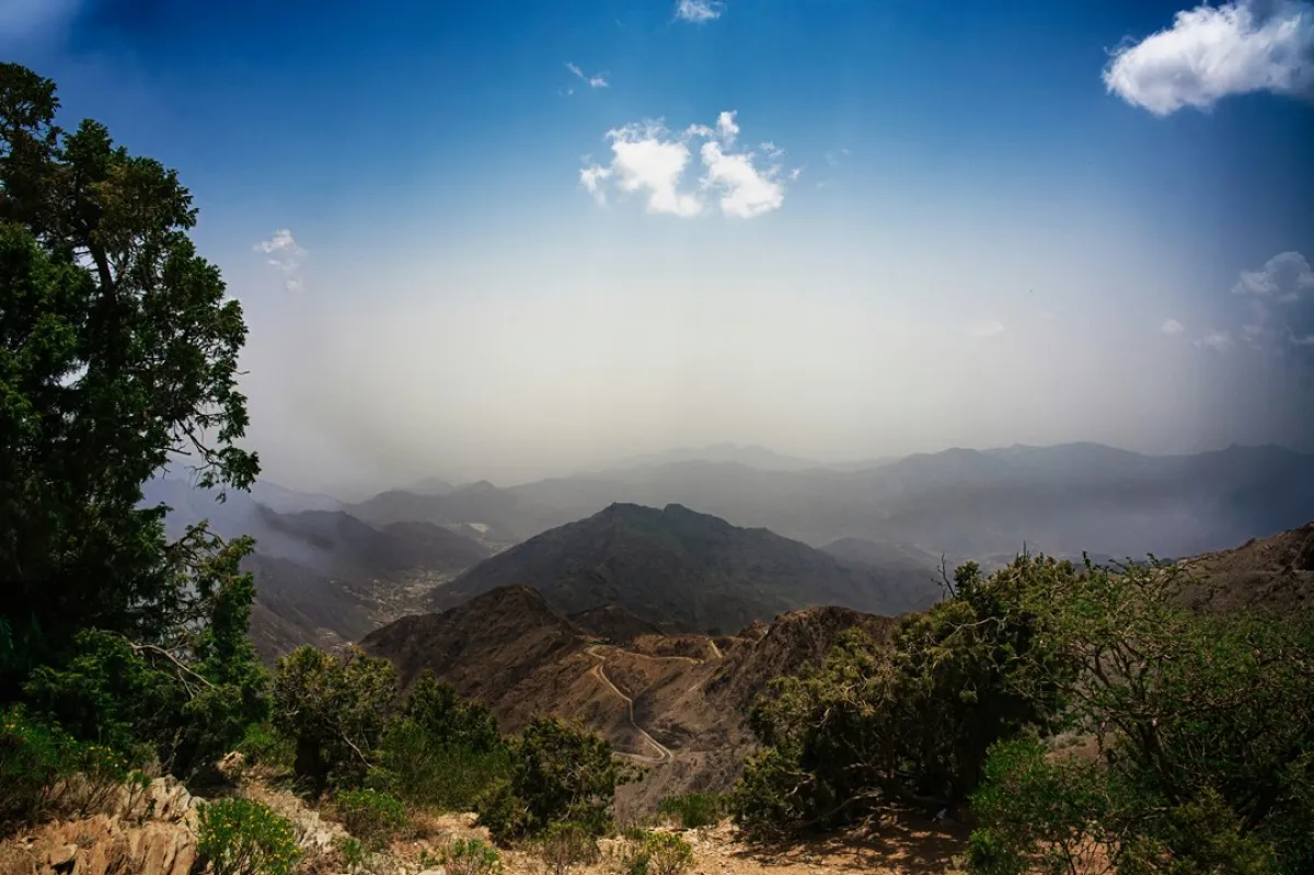 مدينة أبها غنية بالمناظر الآسرة (الصورة من unsplash)