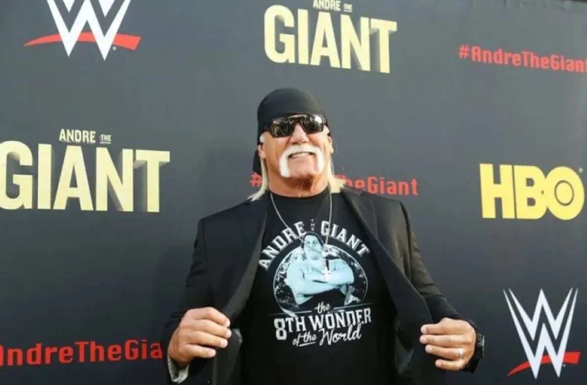 Hulk Hogan arrives to HBO World Premiere of "Andre The Giant" held at ArcLight Cinerama Dome on March 29, 2018 in Hollywood, California. (Photo by Michael Tran/FilmMagic)