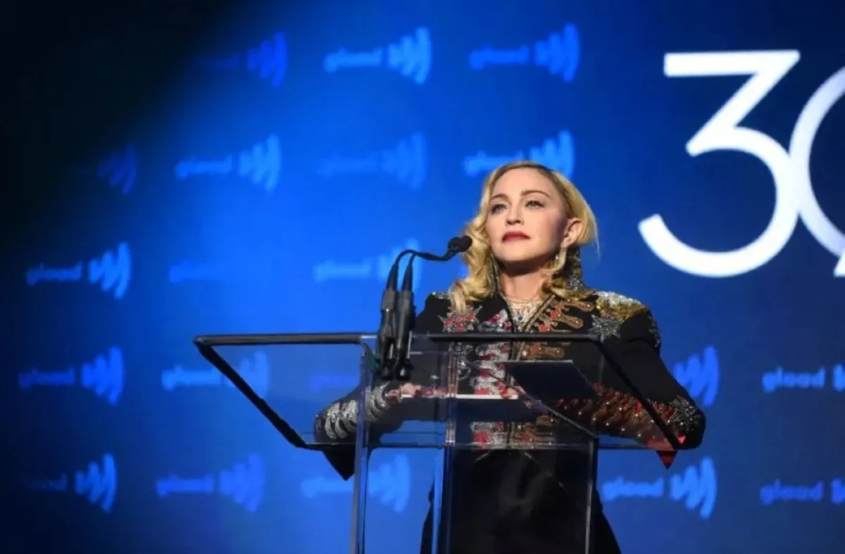 مادونا Madonna في حفل جوائز GLAAD Media- مصدر الصورة: Jamie McCarthy/Getty Images for GLAAD/AFP / Getty Images via AFP