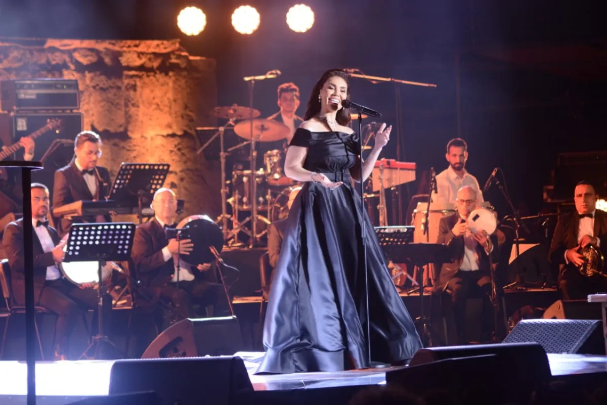 مي فاروق من حفل مهرجان قرطاج – الصورة خاصة لسيدتي تصوير منية كواش