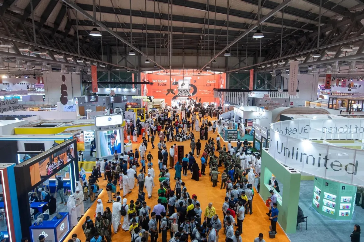 معرض الشارقة الدولي للكتاب. الصورة من وكالة الأنباء الإماراتية "وام"