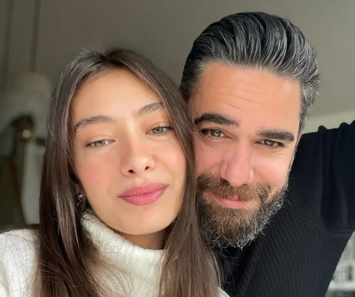 قادير دوغلو وزوجته نسليهان أتاغول- الصورة من حسابه على إنستغرام 