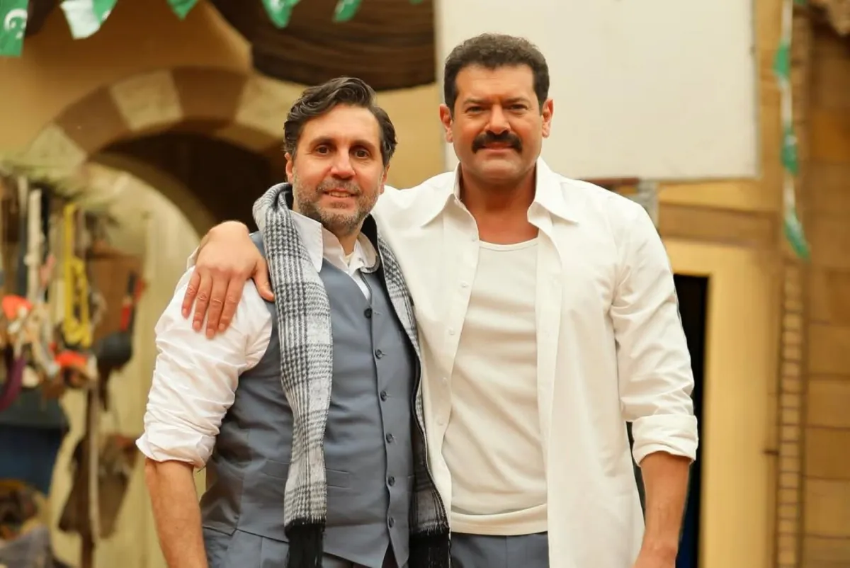 عمرو يوسف مع هشام ماجد في فيلم درويش - الصورة من حساب عمرو يوسف على إنستغرام