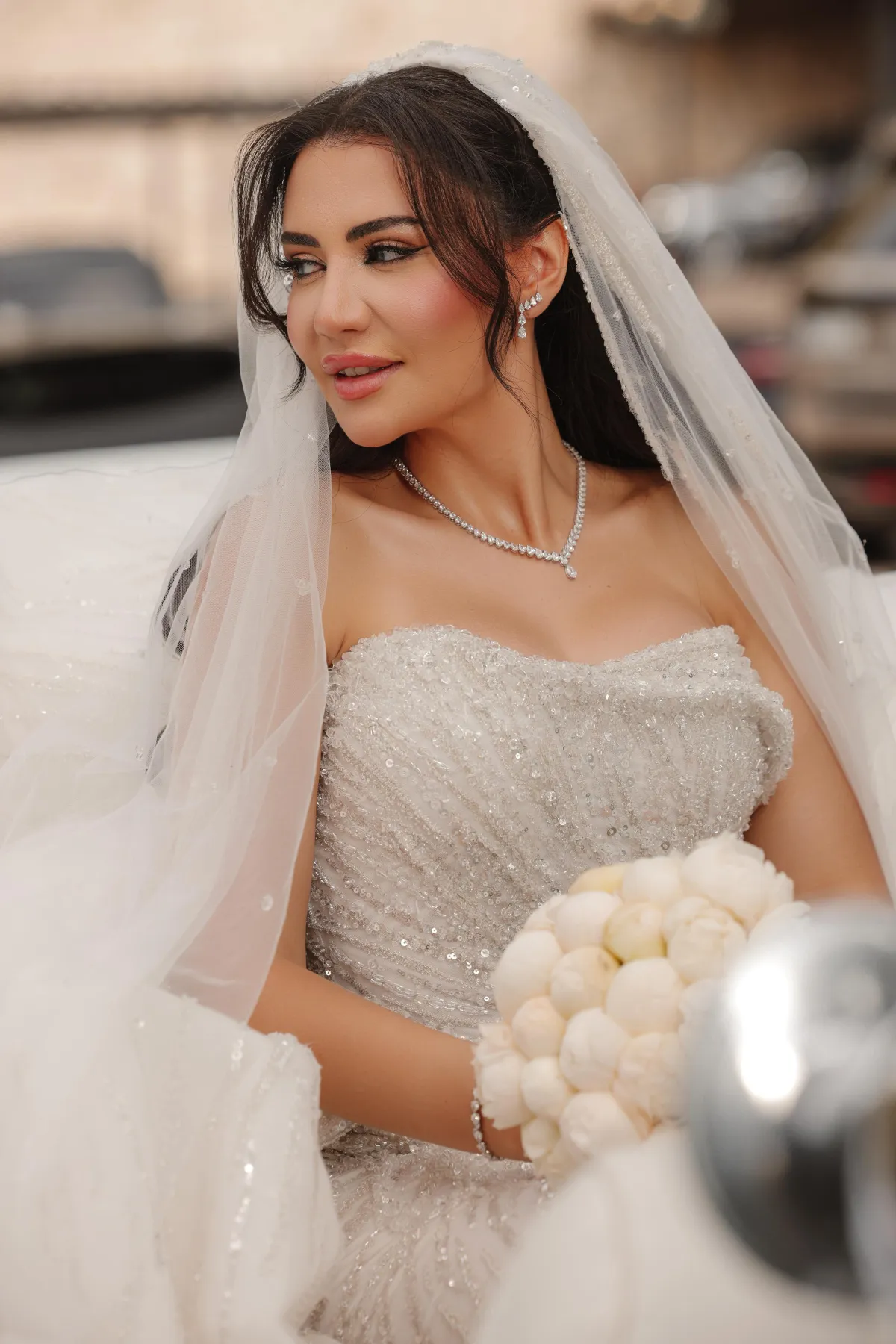 جلسة التصوير الرسمية لحفل زفاف ستار سعد وعروسه هاجر - الصورة من مكتبه الصحفي