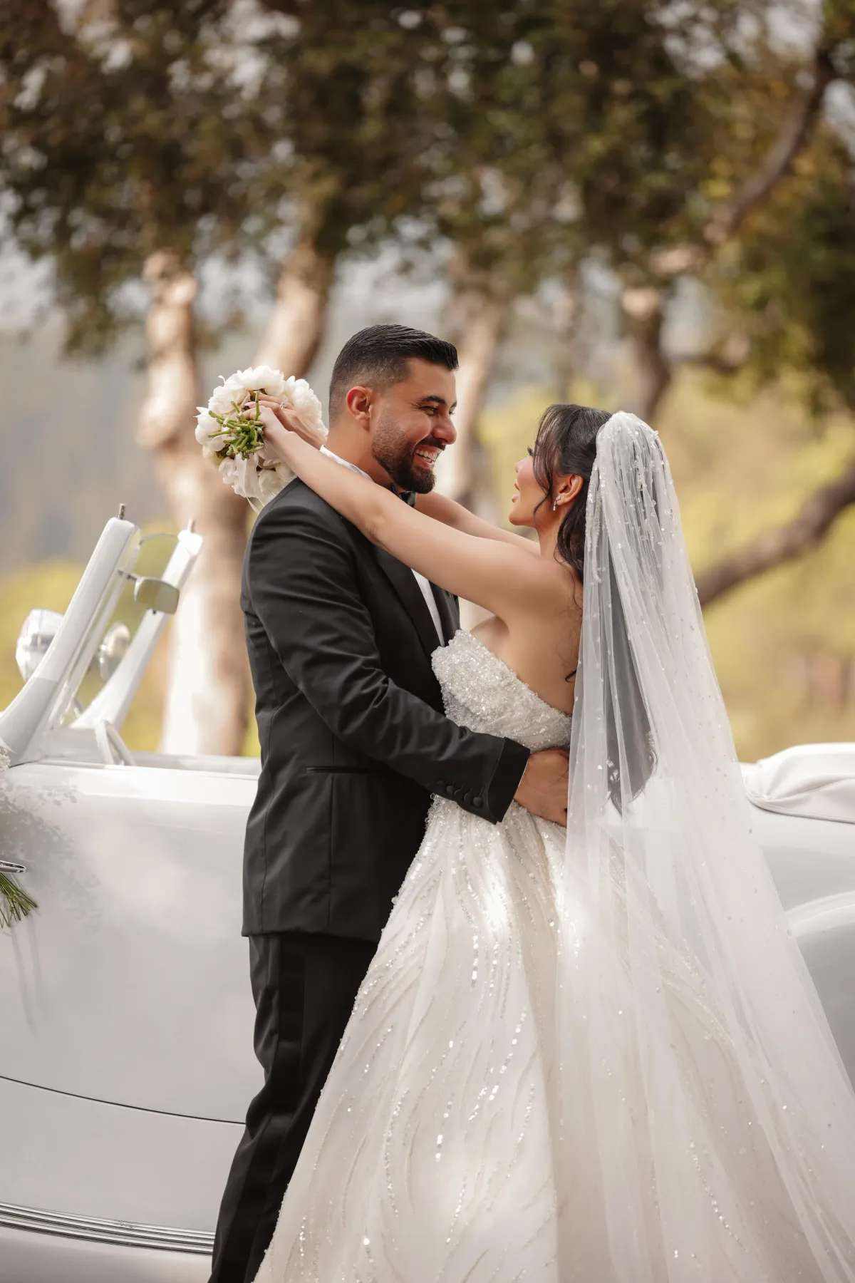 جلسة التصوير الرسمية لحفل زفاف ستار سعد وعروسه هاجر - الصورة من مكتبه الصحفي