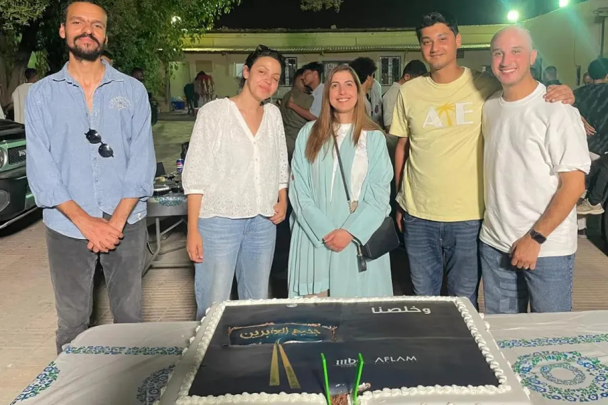 كواليس تصوير فيلم جحيم العابرين - الصورة من حساب المخرج عبد الوهاب شوقي بالـ"فيسبوك"