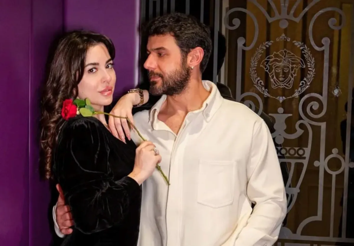 سارة أبي كنعان وزوجها وسام  فارس- الصورة من صفحتها على إنستغرام