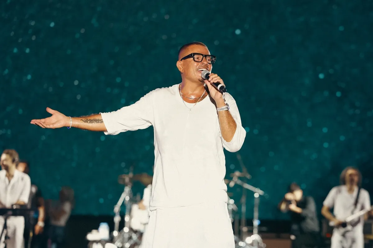 حفل عمرو دياب في بيروت -الصورة من المكتب الإعلامي