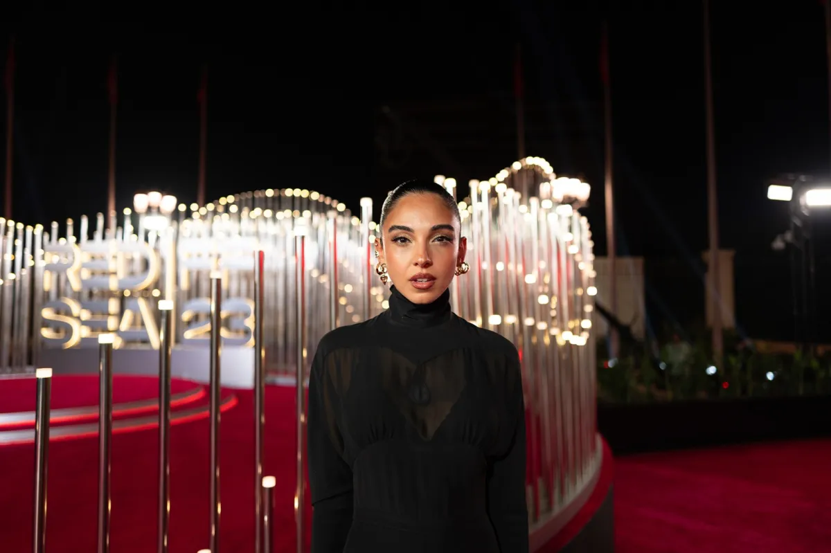 سلمى أبو ضيف- مصدر الصورة:  Jack Hall/Getty Images for The Red Sea International Film Festival)